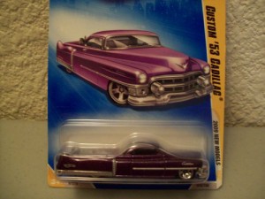 ホットウィール マテル ミニカー Hot Wheels 2009 New Models Purple Custom 53 Cadillac 1:64 Scale