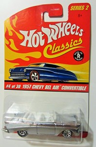 ホットウィール Hot Wheels クラシックス シリーズ2 1957 シボレー・ベル・エアー コンバーチブル 4/3