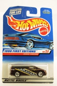 ホットウィール マテル ミニカー Hot Wheels - 1998 First Editions - Dodge Caravan - Purple Custom 