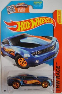 ホットウィール マテル ミニカー Hot Wheels, 2015 HW Race, '13 Copo Camaro [Blue] Die-Cast Vehicle