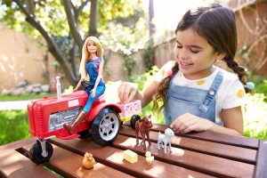 barbie and tractor