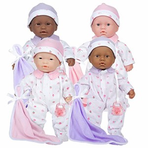 ジェーシートイズ 赤ちゃん おままごと JC Toys 11" Lots to Love Babies - Set of 4