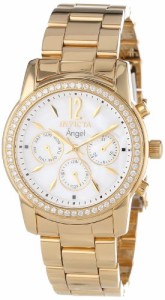 腕時計 インヴィクタ インビクタ Invicta Women's 11771 Angel White Mother-Of-Pearl Dial Cubic Zirc