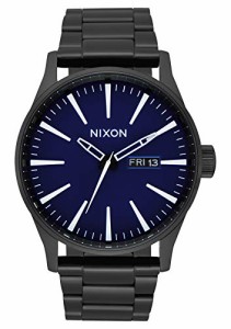 腕時計 ニクソン アメリカ Nixon Men's Sentry SS After Dark Watch, 42mm, Black/Dark Blue, One Size