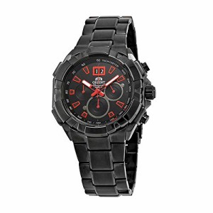 腕時計 オリエント メンズ Orient Enterprise Chronograph Black Dial Men's Watch FTV00004B