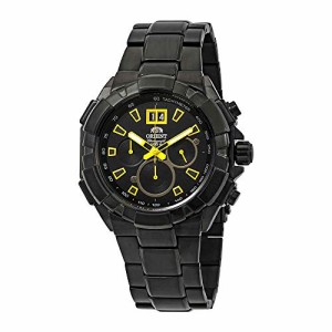 腕時計 オリエント メンズ Orient Enterprise Chronograph Black Dial Men's Watch FTV00007B