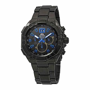 腕時計 オリエント メンズ Orient Enterprise Chronograph Black Dial Men's Watch FTV00005B