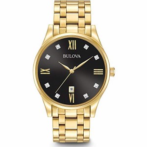 腕時計 ブローバ メンズ Bulova Men's 40mm Diamond Accent Stainless Steel Goldtone Bracelet Watch