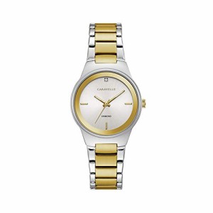 腕時計 ブローバ レディース Caravelle by Bulova Modern Quartz Ladies' Watch, Stainless Steel Diamon