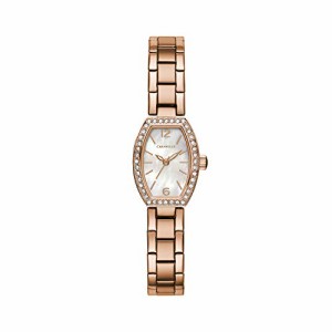 腕時計 ブローバ レディース Caravelle by Bulova Ladies' Dress Quartz Watch, Stainless Steel, Rose G