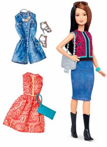バービー Barbie ファッショニスタ41 プリティインペイズリードール＆ファッション 2つの追加衣装