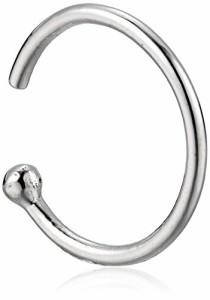 ボディキャンディー ボディピアス アメリカ Body Candy Women's Solid 18k White Gold Nose Hoop 