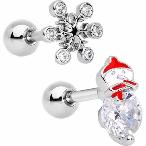 ボディキャンディー ボディピアス アメリカ Body Candy 16G 316L Steel 2 Pc Helix Stud Tragus C