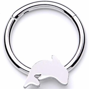 ボディキャンディー ボディピアス アメリカ Body Candy 16G 316L Steel Hinged Segment Ring Seam