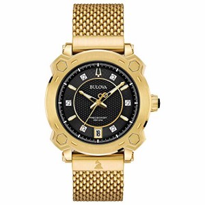 腕時計 ブローバ レディース Bulova Grammy Quartz Ladies Watch, Stainless Steel Diamond , Gold-Tone 