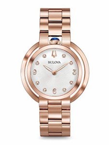 腕時計 ブローバ レディース BULOVA Rose Gold Stainless Steel Watch-97P130