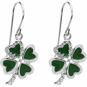 ボディキャンディー ピアス アメリカ Body Candy Bright Heart Shamrock Earrings