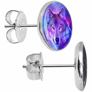 ボディキャンディー ピアス アメリカ Body Candy Stainless Steel Harmonious Universe and Wolf Stu