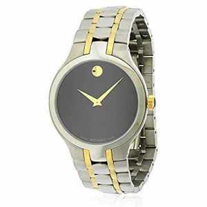 腕時計 モバード メンズ Movado Black Dial Two-Tone Men's Watch 0606958