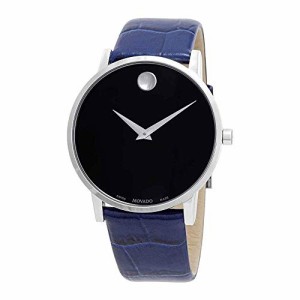 腕時計 モバード メンズ Movado Black Dial Blue Strap Men's Watch 0607221