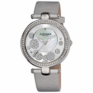 腕時計 アクリボスXXIV レディース Akribos Sunray Diamond Dial Women's Watch - Mother of Pearl Cent