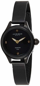 腕時計 アクリボスXXIV レディース Akribos XXIV Women's Diamond Watch - 4 Genuine Diamond Hour Mark