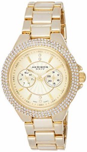 腕時計 アクリボスXXIV レディース Akribos XXIV Women's Multifunction Crystal Watch - 2 Subdials Da