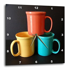 壁掛け時計 インテリア 海外モデル 3dRose dpp_12792_1 Tea or Coffee Wall Clock, 10 by 10-Inch