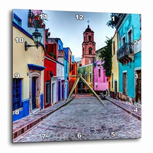 壁掛け時計 インテリア 海外モデル 3dRose Danita Delimont - Cities - Mexico, Guanajuato, Colorful