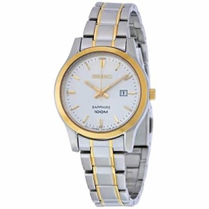 腕時計 セイコー レディース Seiko Silver Dial Two-Tone Stainless Steel Ladies Watch SXDG64