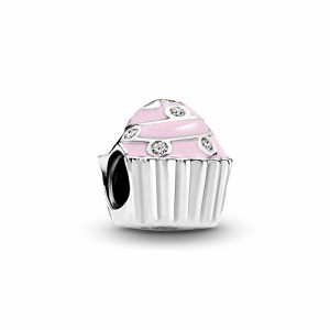 パンドラ ブレスレット チャーム PANDORA Sweet Cupcake, Light Pink Enamel