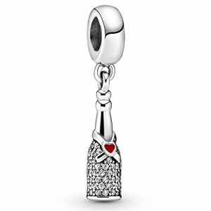 パンドラ ブレスレット チャーム Pandora Sparkling Wine Bottle Dangle Charm - Compatible Moments B