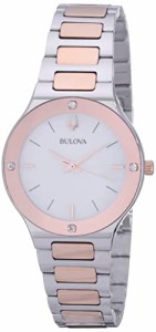 腕時計 ブローバ レディース Bulova 98R274 Futuro Women's Watch Silver/Rose Gold 32mm Stainless Stee