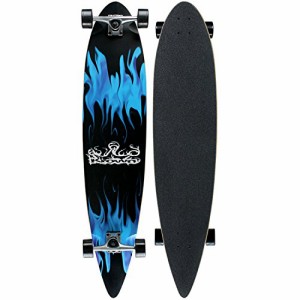 ロングスケートボード スケボー 海外モデル Krown Blue Flame Complete Longboard Skateboard