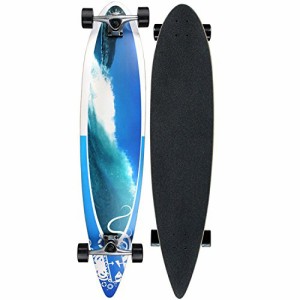 ロングスケートボード スケボー 海外モデル Krown Wave Crest Pin Complete Longboard Skateboard