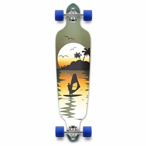 ロングスケートボード スケボー 海外モデル New Graphics Drop Through Complete Longboard Profe