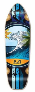 ロングスケートボード スケボー 海外モデル Blank & Graphic Longboard Deck Mini Cruiser - Bana