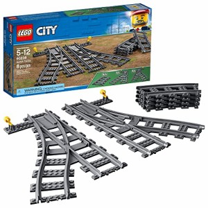 レゴ シティ LEGO City Trains Switch Tracks 60238 Building Toy Set for Kids, Boys, and Girls Ages 5+ (8 Pi