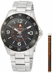 腕時計 ハミルトン メンズ Hamilton Men's Khaki Aviation Worldtimer H76755131 44mm Automatic Watch