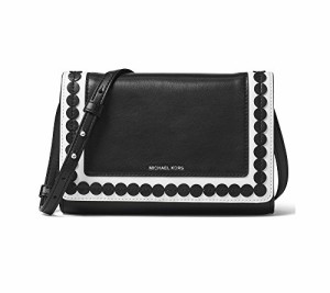 マイケルコース アメリカ 直輸入 MICHAEL Michael Kors Womens Analise Leather Messenger Handbag B/W