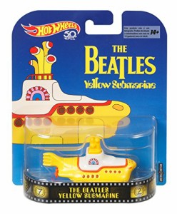 ホットウィール Hot Wheels 50周年 ザ・ビートルズ イエローサブマリン FLD07 The Beatles ビークル ミニ