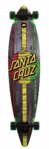 ロングスケートボード スケボー 海外モデル Santa Cruz Skate Mahaka Rasta Cruzer Skateboard (9