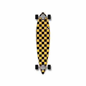 ロングスケートボード スケボー 海外モデル Yocaher Blank/Checker Complete Pintail Skateboards