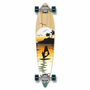 ロングスケートボード スケボー 海外モデル Yocaher Beach Series Complete Pintail Skateboards 