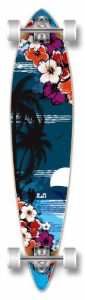 ロングスケートボード スケボー 海外モデル Yocaher Beach Series Complete Pintail Skateboards 