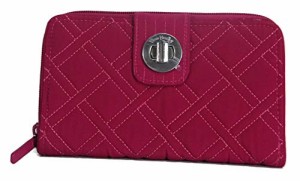 ヴェラブラッドリー ベラブラッドリー アメリカ Vera Bradley RFID Turnlock Women's Wallet, P