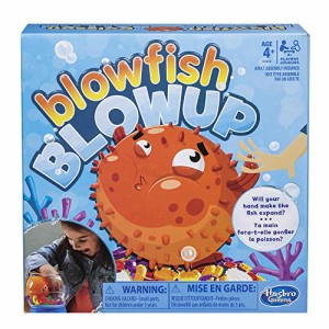 ボードゲーム 英語 アメリカ Hasbro Gaming Blowfish Blowup Game for Kids Ages 4 and Up