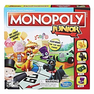 ボードゲーム 英語 アメリカ Hasbro Gaming Monopoly Junior Board Game, Perfect Easter Gift or Basket