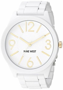 腕時計 ナインウェスト レディース Nine West Women's NW/1678WTWT Matte White Rubberized Bracelet 