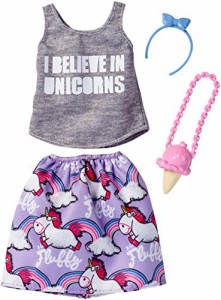 バービー バービー人形 着せ替え Barbie Despicable Me Unicorn Tank/Purple Skirt